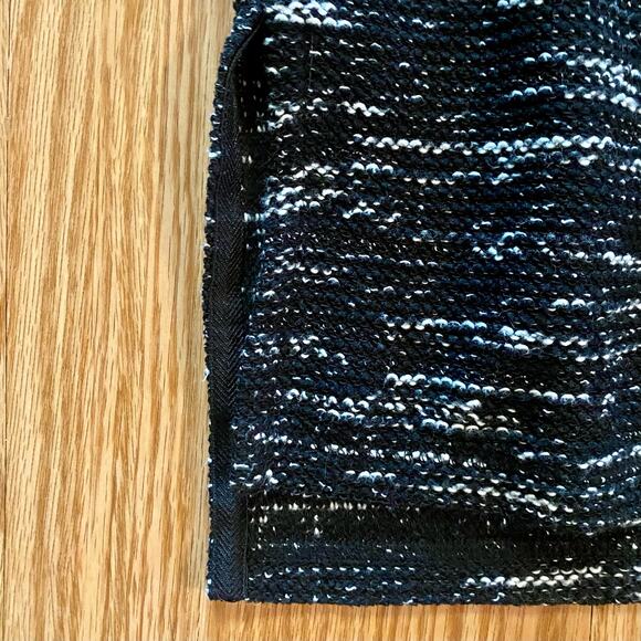 Liz Claiborne Weekend Black Speckled Knit Pullover Tunic Sweater Womens Medium - Picture 7 of 10